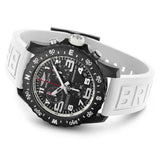 Breitling Endurance Pro Black Dial White Rubber Strap Watch for Men - X82310A71B1S1