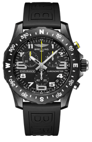 Breitling Endurance Pro Black Dial Black Rubber Strap Watch for Men - X82310E51B1S1