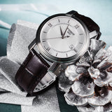 Tissot T Classic Bridgeport Silver Dial Jam Tangan Tali Kulit Coklat Untuk Pria - T097.410.16.038.00