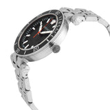 Versace Greca Sport Quartz Black Dial Silver Steel Strap Watch For Men - VEZ300321
