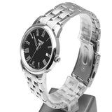 Tissot T Classic Dream Black Dial Silver Steel Strap Watch for Men - T033.410.11.053.01