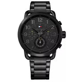 Tommy Hilfiger Briggs Black Dial Black Steel Strap Watch for Men  - 1791423