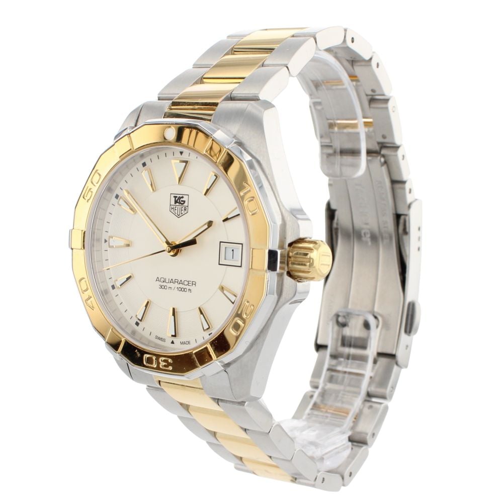 Tag Heuer Aquaracer White Dial Watch for Men