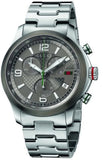 Gucci G Timeless Chronograph Grey Dial Silver Steel Strap Watch For Men -  YA126238