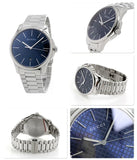 Gucci G Timeless Blue Dial Silver Steel Strap Watch For Men - YA126316