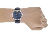 Gucci G Timeless Automatic Blue Dial Black Leather Strap Watch For Men - YA126347