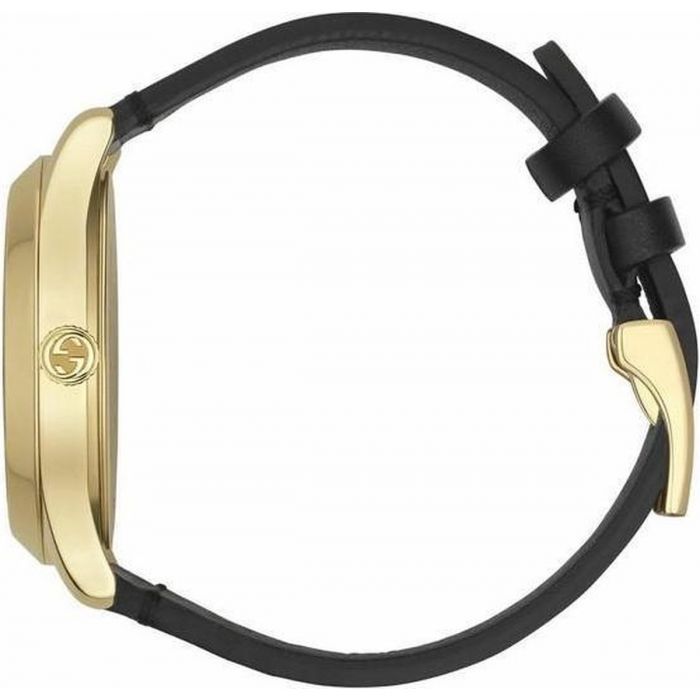 Gucci G Timeless Bee Motif Black Dial Black Leather Strap Watch Gucci G Timeless Bee Motif Black Dial Black Leather Strap Watch