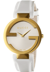【美品】GUCCI 1400L レディース 腕時計 ゴールド ホワイト文字盤 GUCCI レディース腕時計 1400L ゴールドカラー ホワイト文字盤の買取