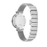 Gucci Diamantissima Quartz Diamonds Mother of Pearl Dial Silver Mesh Bracelet Watch for Women - YA141504