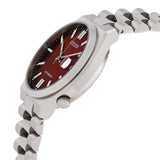 Citizen Tsuyosa Automatic Red Dial Silver Steel Strap Watch For Men - NJ0150-56W