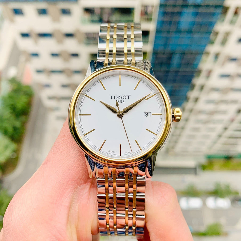 Tissot t hot sale classic gold