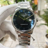 Tissot Luxury Powermatic 80 Black Dial Silver Steel Strap Watch for Men - T086.407.11.201.02