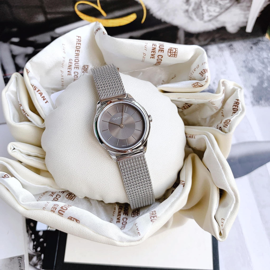 Silver mesh bracelet discount watch