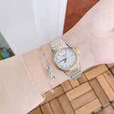 Jam Tangan Kuarsa Tissot Carson Steel Lady White Dial Untuk Wanita - T085.210.22.011.00