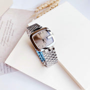 Gucci G-Gucci Brown Dial Silver Steel Strap Watch For Women - YA125413