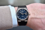 Tissot PRX Powermatic 80 Blue Dial Black Rubber Strap Watch for Men - T137.407.17.041.00