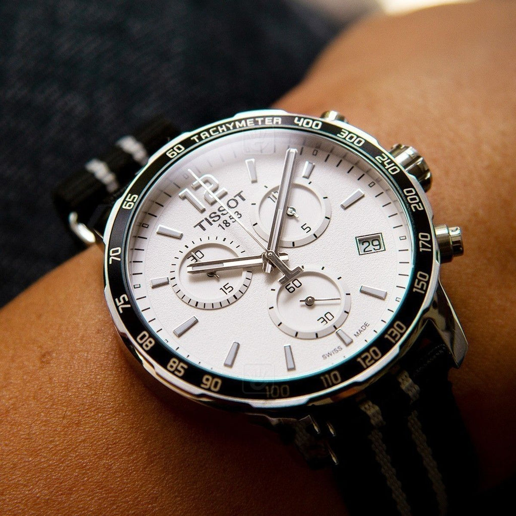 Tissot Quickster Chronograph NBA San Antonio Spurs Edition White