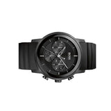 Hugo Boss Modern Black Dial Black Rubber Strap Watch for Men - 1512639