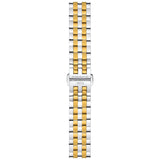 Tissot T Classic Bridgeport Automatic Mother of Pearl Dial Two Tone Steel Strap Watch for Women - T097.410.22.116.00