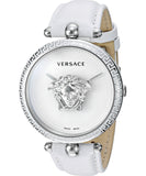 Versace Palazzo Empire White Dial White Leather Strap Watch for Women - VCO010017