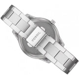 Fossil Stella Sport Multifunction Silver Dial Silver Steel Strap Watch for Women - ES5108