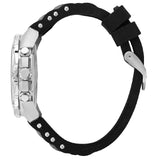 Guess Oasis Black Dial Black Rubber Strap Watch for Men - W0366G1
