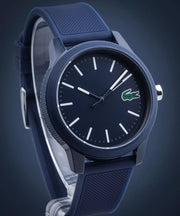 Lacoste 12.12 Blue Dial Blue Silicon Strap Watch for Men - 2010987