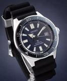 Seiko Prospex Analogue Automatic Diver Blue Dial Black Rubber Strap Watch For Men - SPB053J1