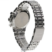 Seiko 5 Sport Black Dial Silver Steel Strap Watch for Men - SSB479P1