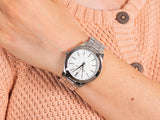 Michael Kors Runway Silver Dial Silver Stainless Steel Strap Watch for Women - MK3371