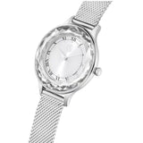 Swarovski Octea Nova Silver Dial Silver Mesh Strap Watch for Women - 5650039