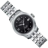 Jam Tangan Tissot Le Locle Automatic Lady Black Dial Silver Steel Strap Untuk Wanita - T41.1.183.56
