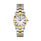 Tissot T Wave Quartz Mother of Pearl Dial Two Tone Steel Strap Watch for Women - T112.210.22.113.00