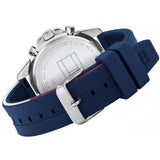 Tommy Hilfiger Mason Blue Dial Blue Rubber Strap Watch for Men - 1791791