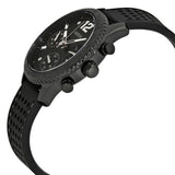 Guess Marina Chronograph Black Dial Black Rubber Strap Watch for Women - W1025L3