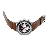 Breitling Super Avi B04 Chronograph GMT 46 Mosquito Black Dial Brown Leather Strap Watch for Men - YB04451A1B1X1