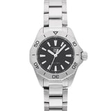 Tag Heuer Aquaracer Professional 200 Quartz Black Dial Silver Steel Strap Watch for Women - WBP1410.BA0622