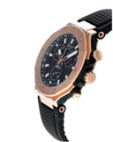 Tissot T Race Chronograph Black Dial Black Rubber Strap Watch For Men - T141.417.37.051.00