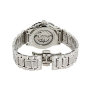 Bulova BVA Dual Aperture Black Dial Silver Steel Strap Watch for Men - 96A119