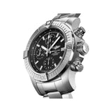 Breitling Avenger Chronograph 43 Black Dial Silver Steel Strap Watch for Men - A13385101B1A1