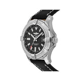 Breitling Avenger Automatic 43mm Black Dial Black Nylon Strap Watch for Men - A17318101B1X2