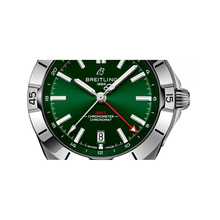 Chronomat Automatic GMT 40 Stainless steel - Green A32398101L1A1