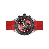 Tag Heuer Formula 1 Chronograph 41mm Red Dial Red Rubber Strap Watch for Men - CAZ101AN.FT8055