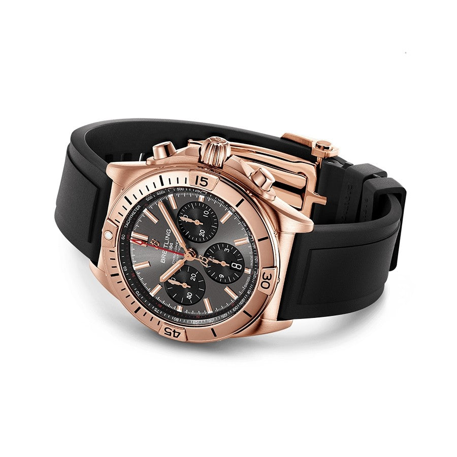 Straight Rubber Strap Breitling Chronomat B01 42 - ZEALANDE®