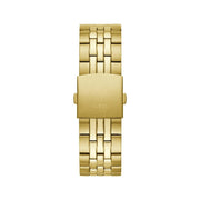 Guess Odyssey Multifunction Black Dial Gold Steel Strap Watch For Men - W1107G4