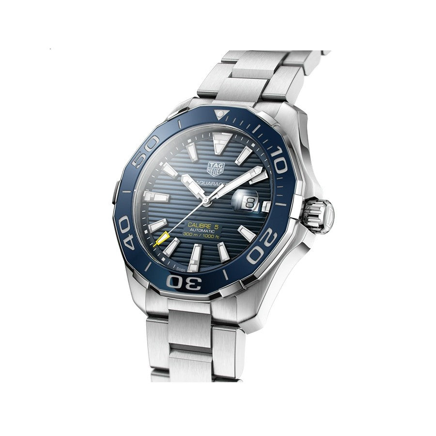 Authentic Tag Heuer Automatic Aquaracer Calibre 5 Way201B-0 Mens Watch