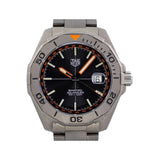 Tag Heuer Aquaracer Calibre 5 Bamford Limited Edition Black Dial Grey Steel Strap Watch for Men - WAY208C.FC6383