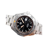 Tag Heuer Aquaracer Bamford Automatic Black Dial Grey Steel Strap Watch for Men - WAY208F.BF0638