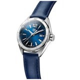 Tag Heuer Formula 1 Quartz Blue Dial Blue Leather Strap Watch for Women - WBJ1412.FC8233