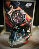 Tissot T Race Moto GP Limited Edition Chronograph Black Dial Silver Steel Strap Watch for Men - T141.417.11.057.00